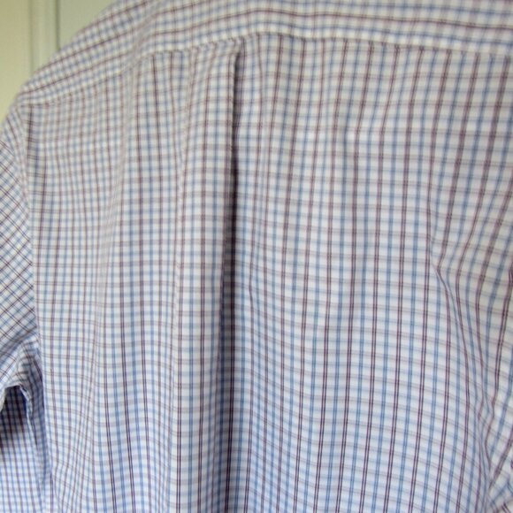 Brooks Brothers Non-iron Dress Check Plaid Shirt Men's Size 15.5 (32/33),Cotton - Picture 4 of 8